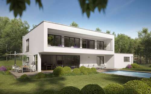 Bauhaus-Architektur: Einfamilienhaus mit klaren Linien 1